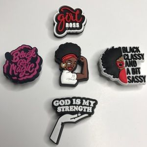 Black Girl Magic Croc Widgets